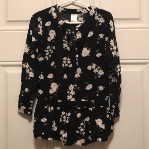 Carter’s 4t Navy floral long sleeve